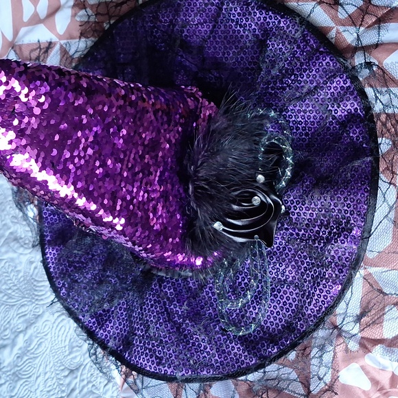Sequin witch hat - Picture 2 of 2